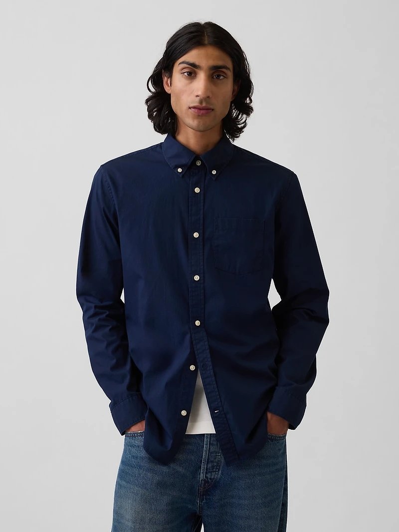 Organic Cotton Poplin Classic Shirt