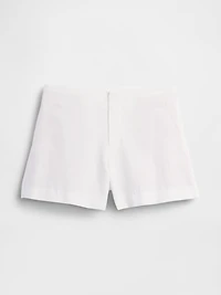 4" Mid Rise Linen-Blend Shorts