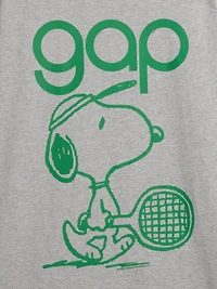 Snoopy Logo Relaxed Graphic T-Shirt