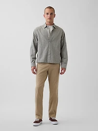 Modern Straight Khakis