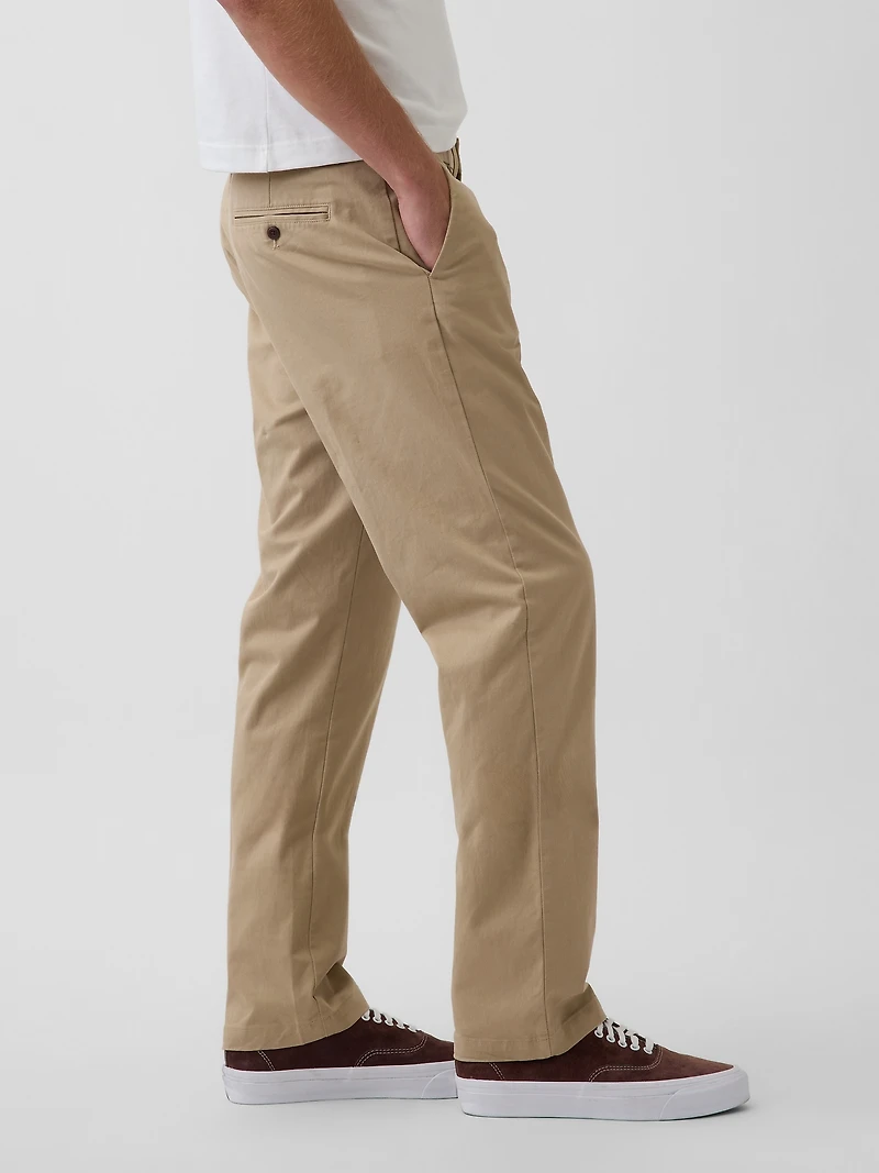 Modern Straight Khakis