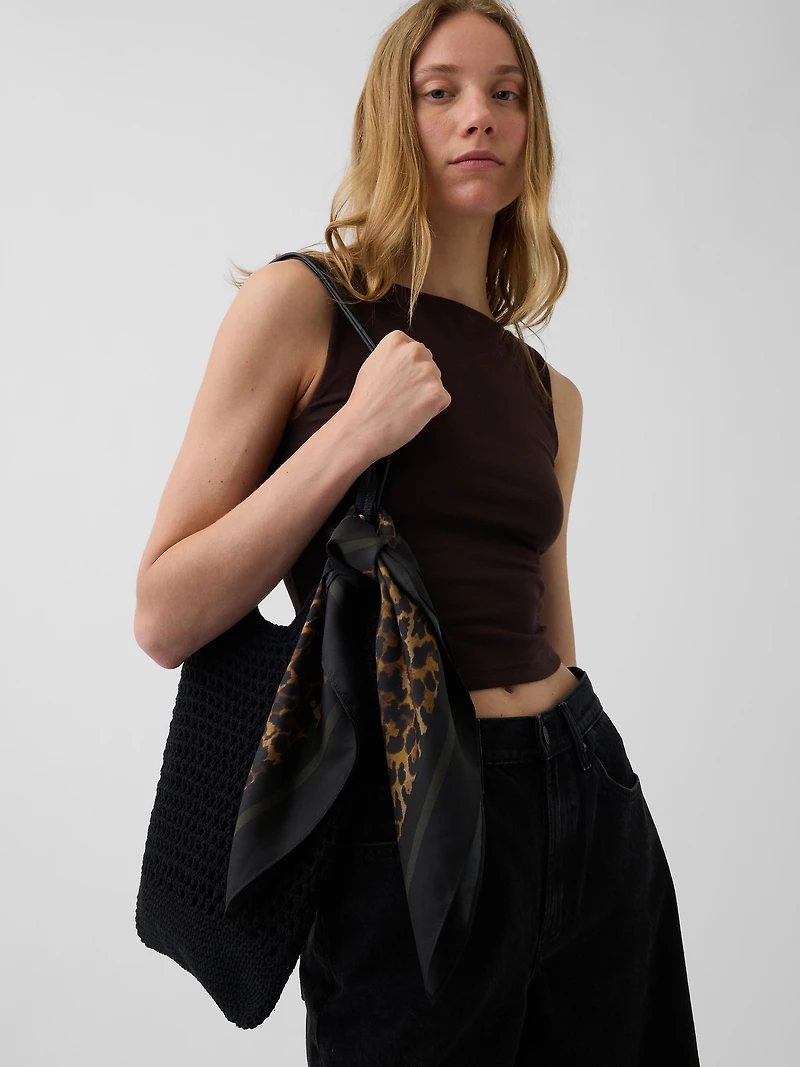 100% Silk Bandana