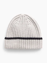 Bonnet en tricot côtelé Effet cachemire pour Enfant