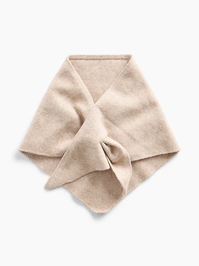 Knit Triangle Scarf