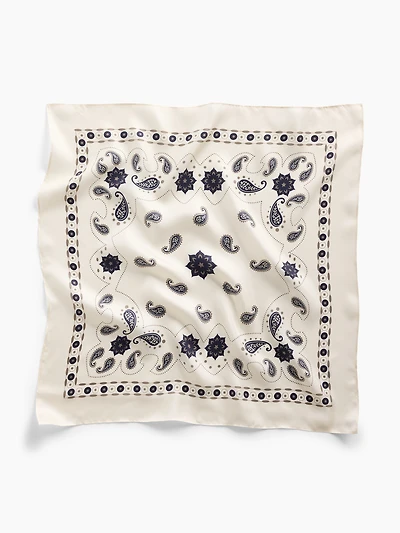 100% Silk Bandana