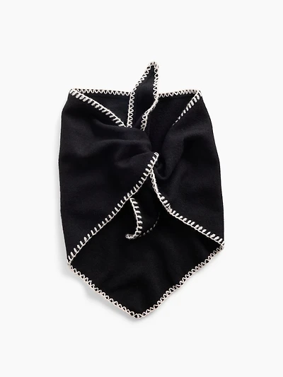CashSoft Whipstitch Bandana Scarf