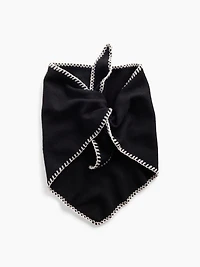 CashSoft Whipstitch Bandana Scarf