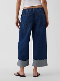 Low Rise '90s Loose Easy Crop Jeans