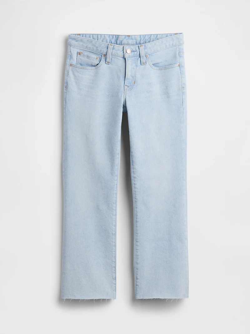 Low Rise Long & Lean Crop Jeans