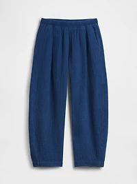 Cotton Gauze Denim Easy Pants