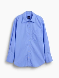 Organic Cotton Poplin Big Shirt