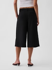 Low Rise Trouser Culotte Pants