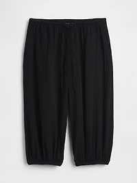 Cotton Gauze Easy Culotte Pants