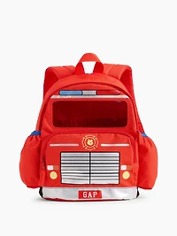 Sac à dos à motif camion de pompier pour Tout-petit