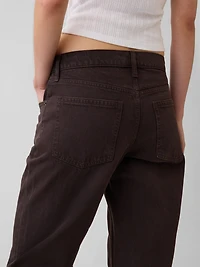 Mid Rise Straight Taper Jeans