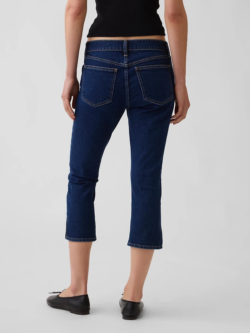 Low Rise Capri Jeans