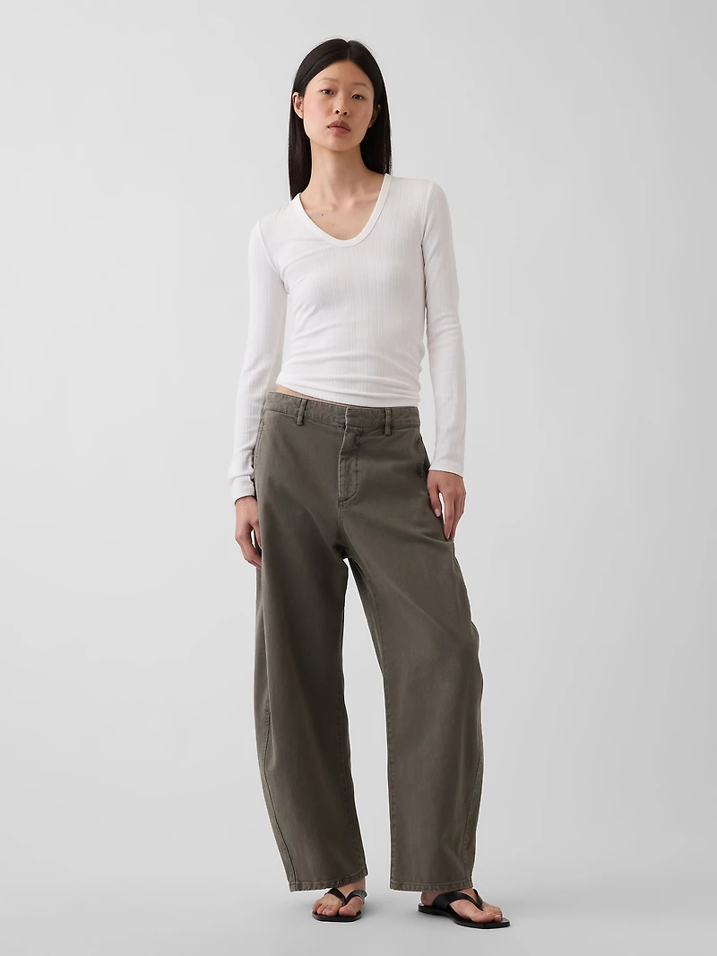 Sheer Modern Rib T-Shirt