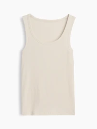 Rib Scoop Tank Top