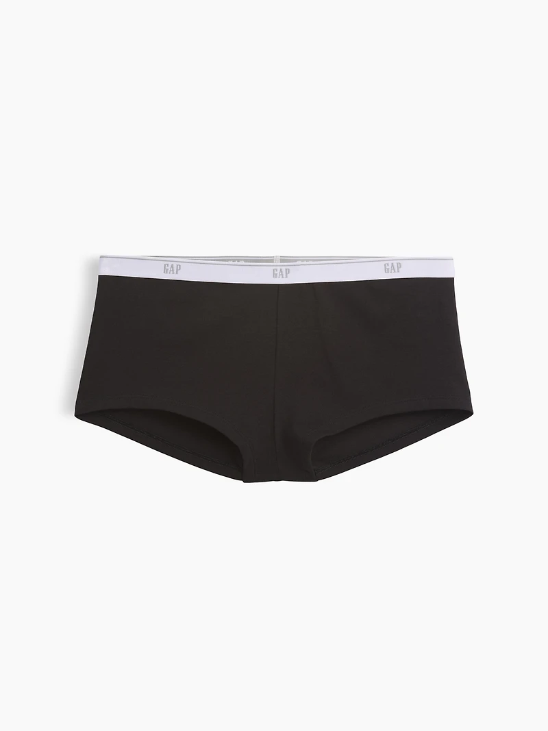 SoftMade Organic Stretch Cotton Logo Shorty