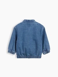 Veste de style universitaire en denim avec logo ourson Brannan babyGap
