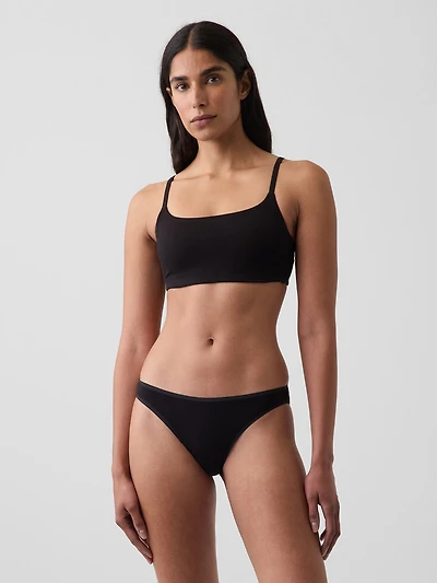SoftMade Organic Stretch Cotton Scoop Bralette