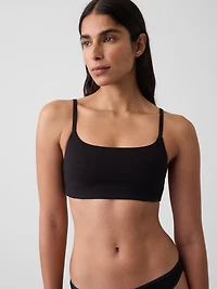 SoftMade Organic Stretch Cotton Scoop Bralette