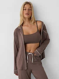 SoftMade Organic Stretch Cotton Scoop Bralette