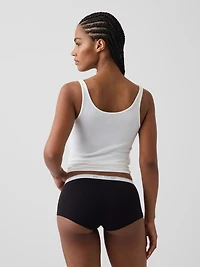 SoftMade Organic Stretch Cotton Logo Shorty