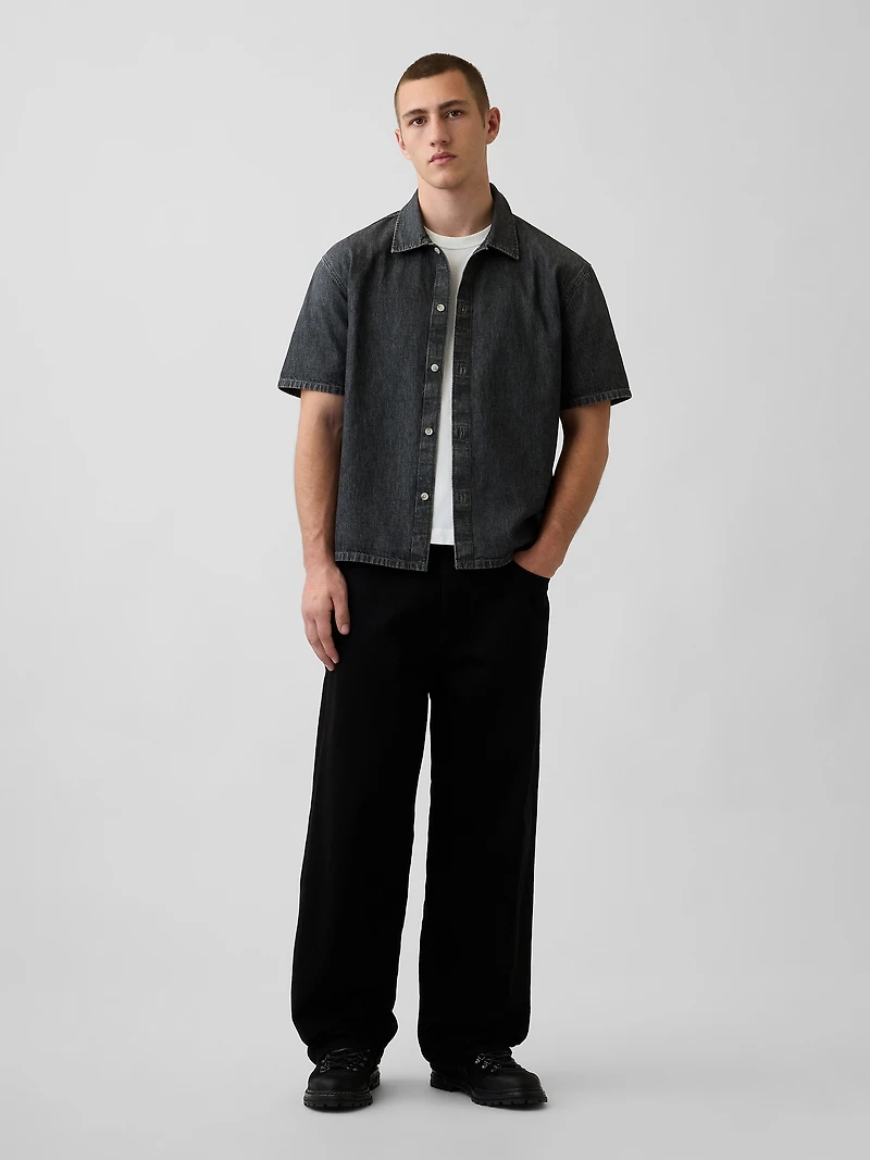 Denim Relaxed Shirt