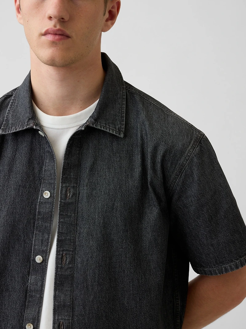 Denim Relaxed Shirt