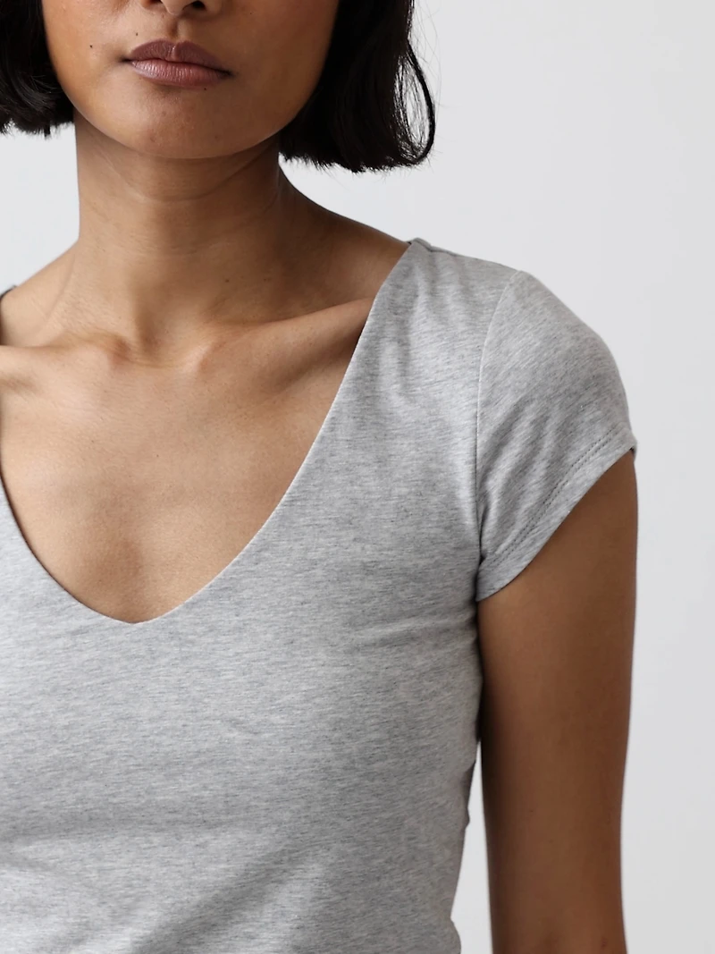 CloseKnit Jersey V-Neck T-Shirt