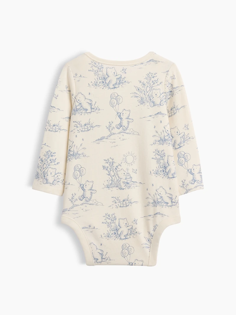 Cache-couche de coton biologique à motifs l’ourson Brannan en toile Premiers essentiels pour Bébé