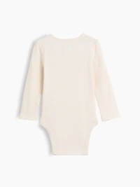 Cache-couche finement côtelé à encolure henley Premiers essentiels pour Bébé