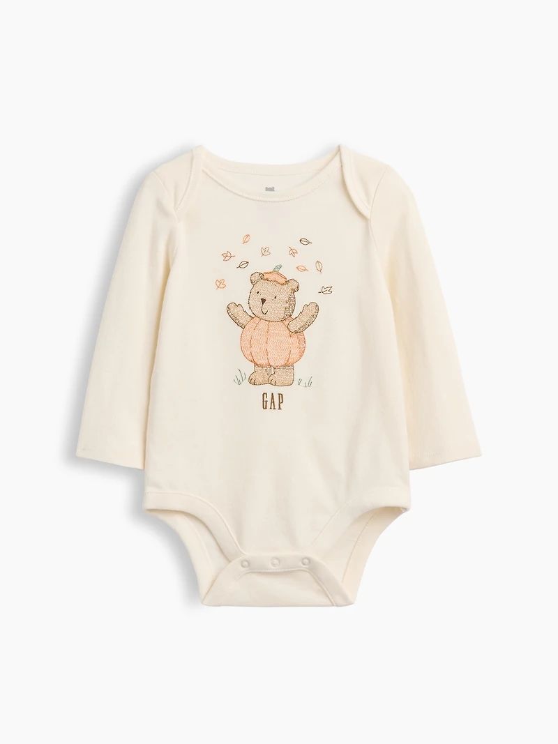 Cache-couche en coton biologique ourson d’Halloween Premiers essentiels pour Béb
