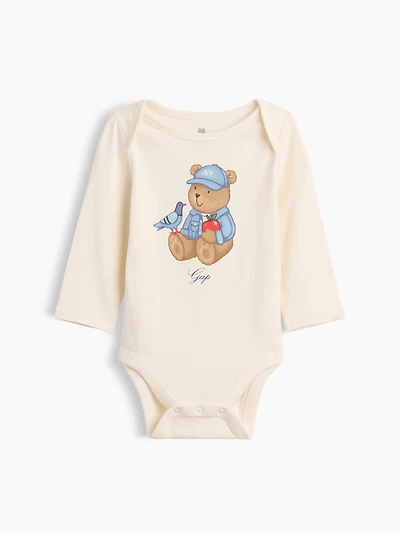 Cache-couche en coton biologique à imprimé Premiers essentiels pour Béb