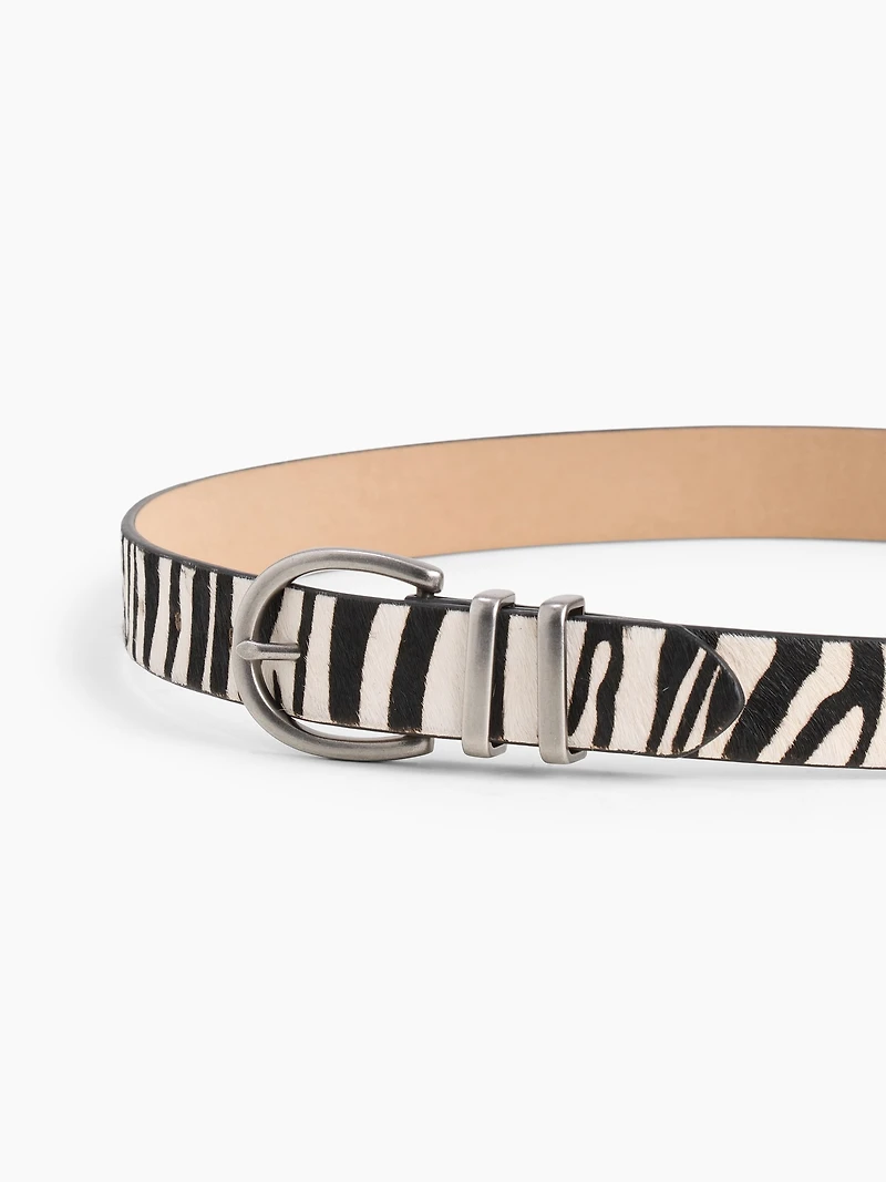 Calf Hair Belt