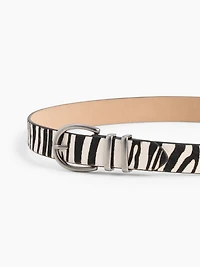 Calf Hair Belt