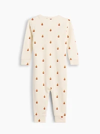 Une-pièce en coton biologique à motif pour Bébé et Tout-petit