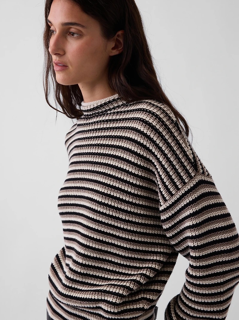100% Cotton Oversized Rollneck Sweater