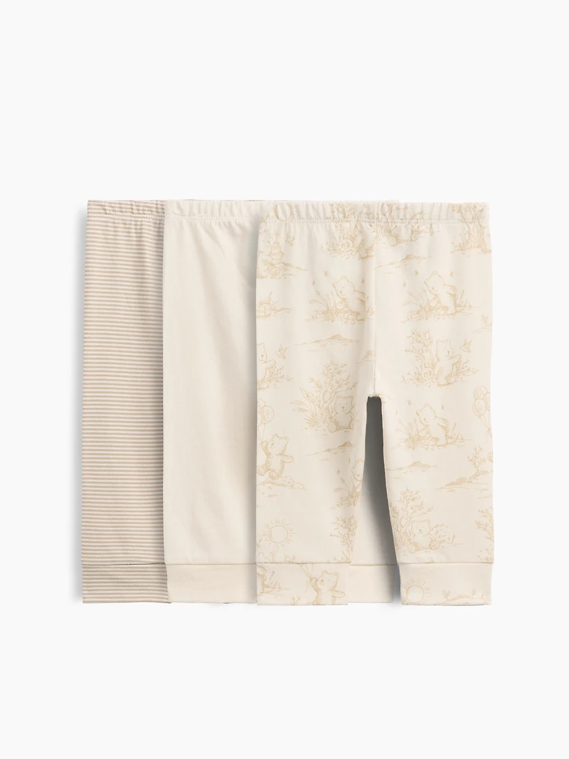 Pantalon Premiers essentiels à taille extensible en coton biologique pour Béb