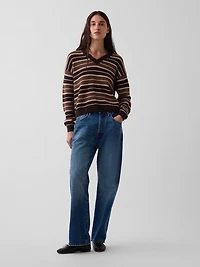 CashSoft Oversized V-Neck Sweater
