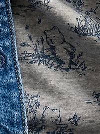 Veste en denim à capuchon doublure jersey pour Bébé