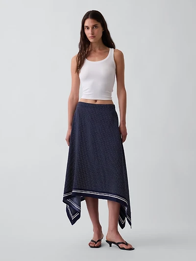 Handkerchief Maxi Skirt