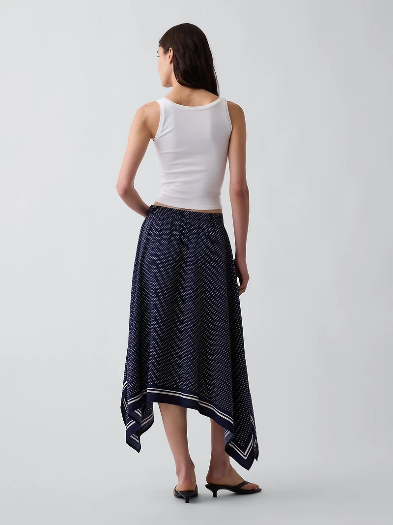 Handkerchief Maxi Skirt