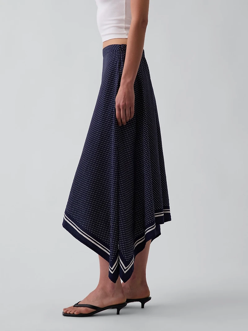Handkerchief Maxi Skirt