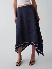 Handkerchief Maxi Skirt