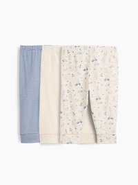 Pantalon Premiers essentiels à taille extensible en coton biologique pour Béb