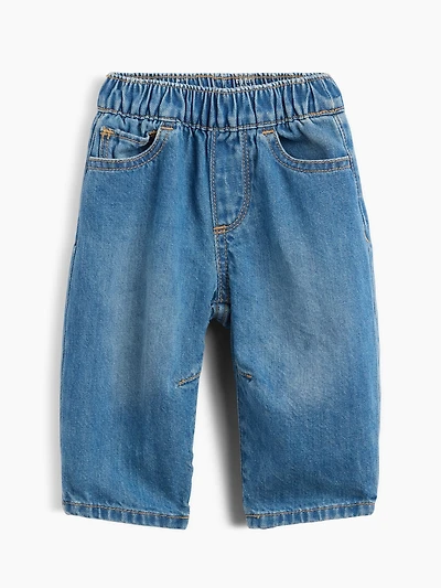 Jean coupe baril à taille extensible motif de l’ourson Brannan pour Bébé