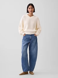 100% Cotton Oversized Shaker Sweater