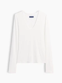 Sheer Modern Rib T-Shirt
